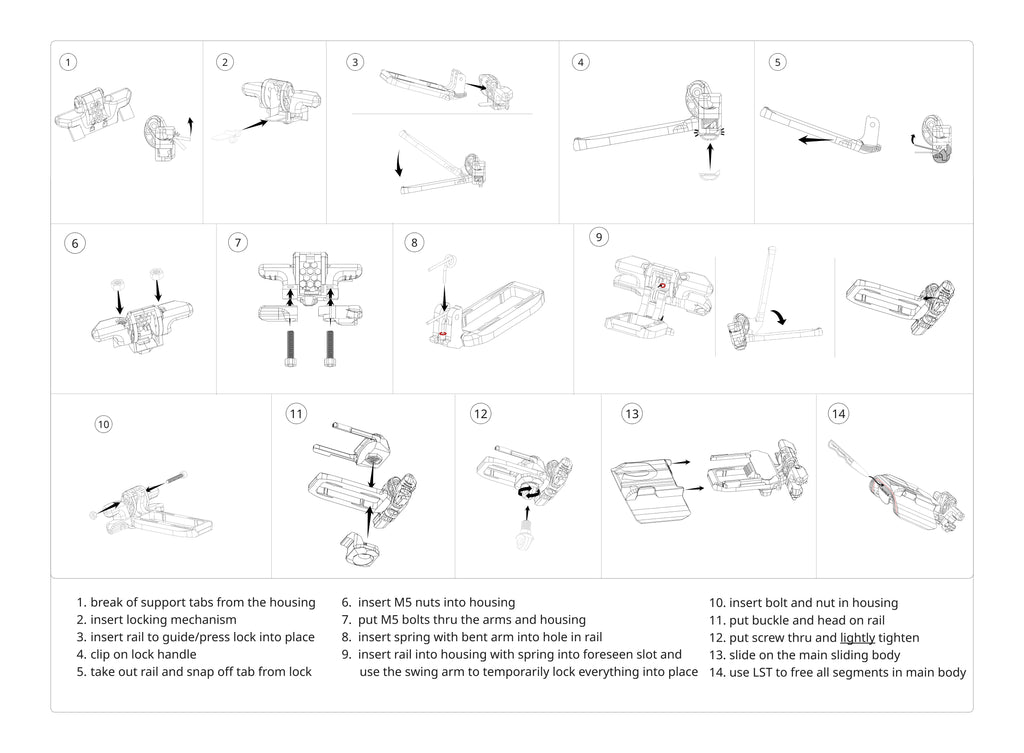 SEATTAIL DIY PRINT KIT l STL Files + Hardware